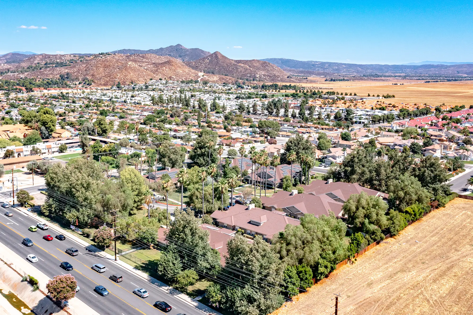 Beautiful view of the mountains near Meridian San Marcos